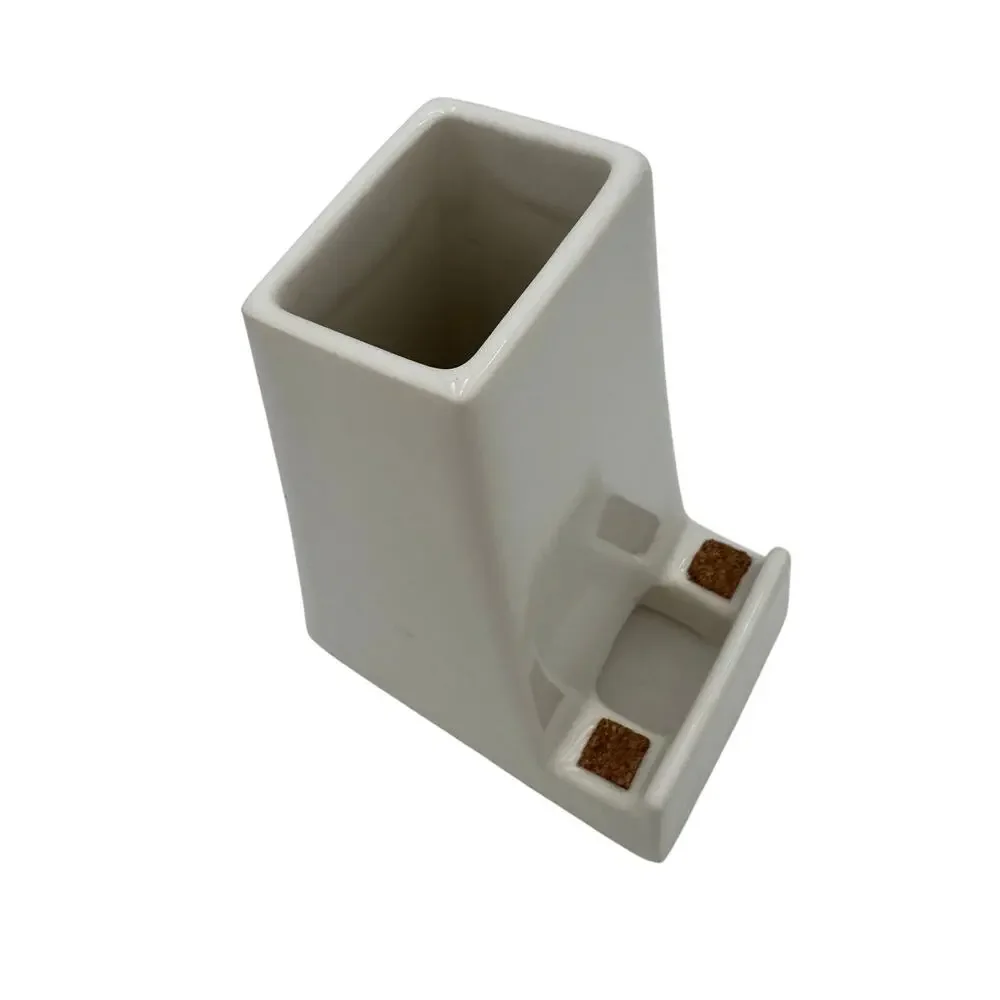 Stak Ceramic Cell Phone Dock Stand Holder Vase Combo
